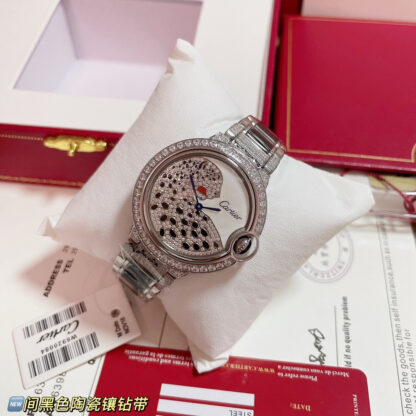 Cartier Blue Balloon Series Luxury Retro Elegant Watch - Image 4