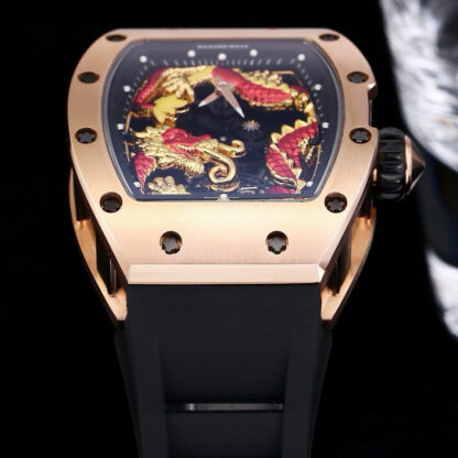 RichardMille Jackie Chan Coiled Dragon Tourbillon Watch - Image 4