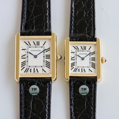 Cartier classic tank series low-key and elegant watch - Image 4