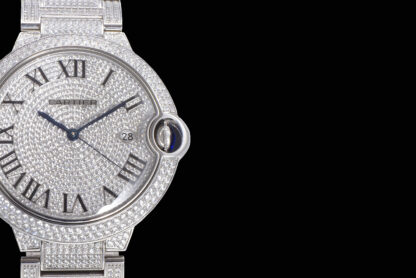 Cartier Blue Balloon Square Diamond Starry Sky Mechanical Watch - Image 4