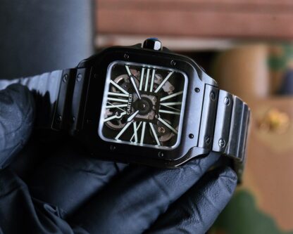 Cartier Santos Skeleton Series Mechanical Watch - Image 4