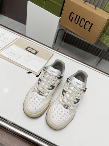 Gucci high and low top distressed sneakers - Image 4