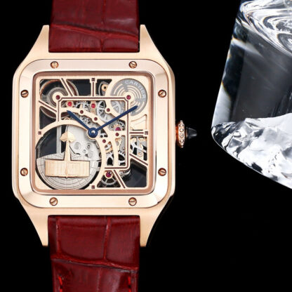 Cartier Santos Skeleton Series Mechanical Watch - Image 4