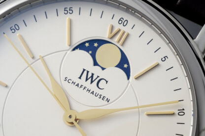 IWC Portofino series 40mm moon phase stainless steel mechanical men's watch - Image 4