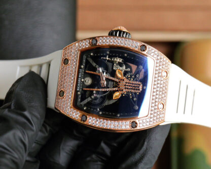 RichardMille Starry Sky Series Diamond-Set Mechanical Skeleton Watch - Image 4