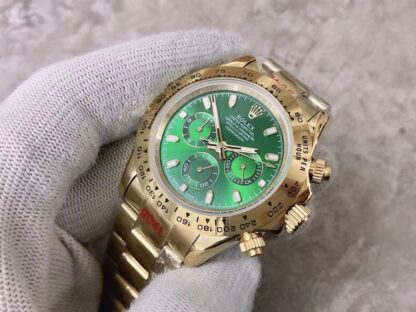 Rolex Daytona with all-gold green dial - Image 4