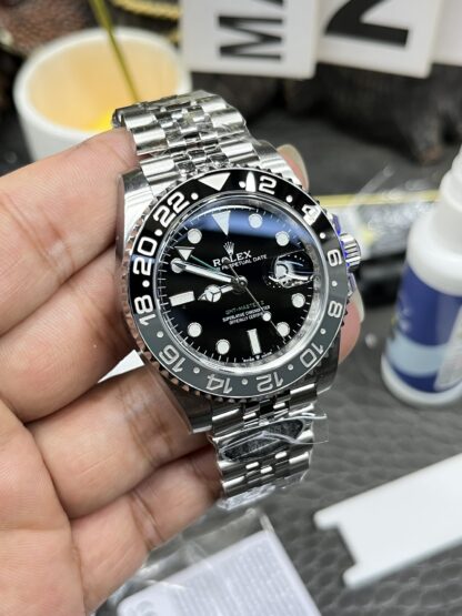 Rolex Greenwich Series Grey-Black Small Green Hands GMT 40mm - Image 4