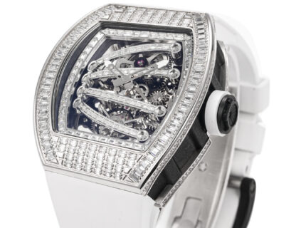 RichardMille Tourbillon Diamond Watch - Image 4
