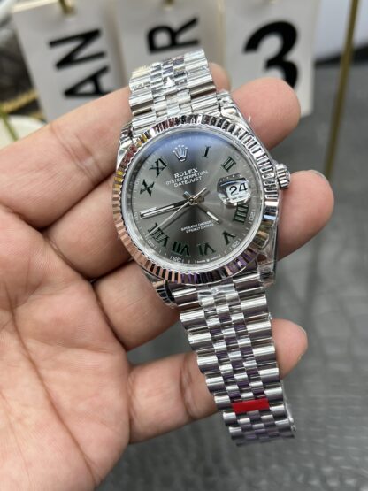 Rolex Day-Date series M126334-022 Green Pebble - Image 4