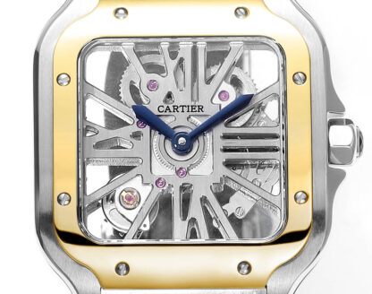 Cartier Santos hollow steel belt series mechanical watch - Image 2