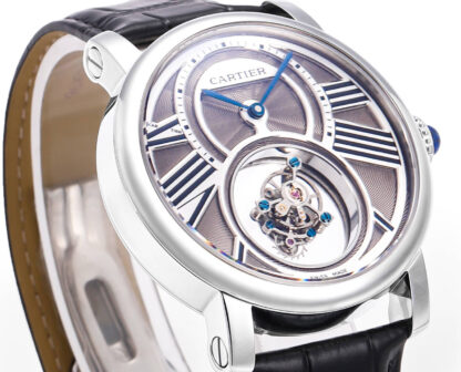 Cartier exquisite men's true flywheel mechanical watch - Image 4