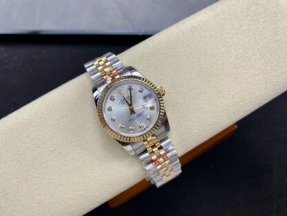 Rolex women's model with single calendar and chronograph, 31mm diameter - Image 4