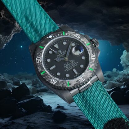 Rolex Sandblasted Carbon Fiber Black Submariner Modified Punk Robot Set - Image 4