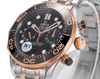 Omega's new Seamaster 300-meter 44mm chronograph wristwatch - Image 4