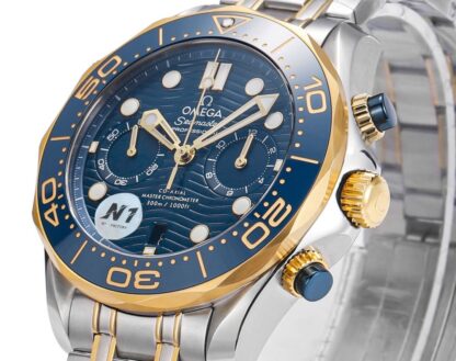 Omega's new Seamaster 300-meter 44mm chronograph wristwatch - Image 4