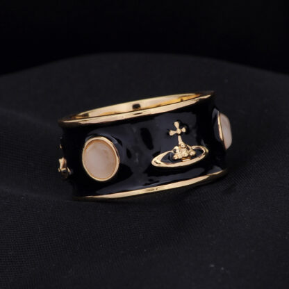 Vivienne Westwood King Cat's Eye Lacquer Ring - Image 4