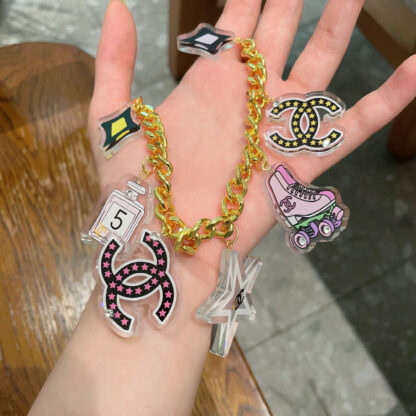 Chanel vintage trendy letter necklace - Image 2