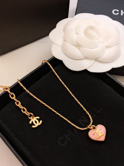 Chanel Heart Pendant Necklace - Image 4