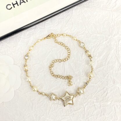 Chanel Mother-of-Pearl Star Necklace - Image 4