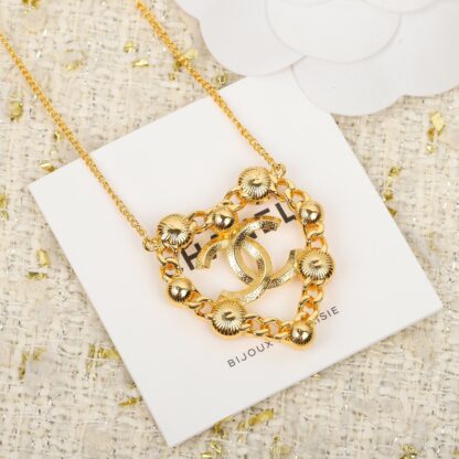 Chanel Colored Diamond Heart Necklace - Image 4