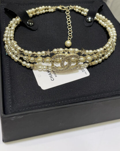 Chanel Multi-layer Pearl Necklace - Image 4