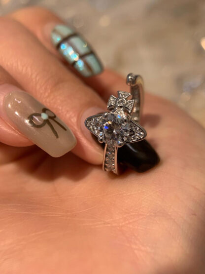 Vivienne Westwood Saturn diamond ring - Image 4
