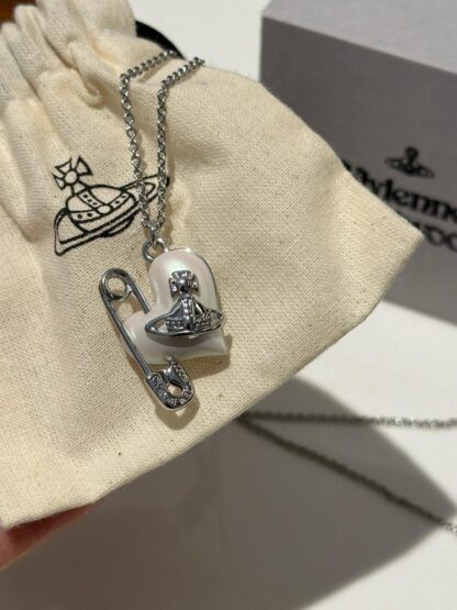 Vivienne Westwood heart pin necklace - Image 4