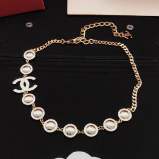 Chanel Glossy Round Necklace