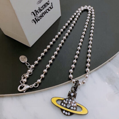 Vivienne Westwood classic large Saturn necklace unisex - Image 4
