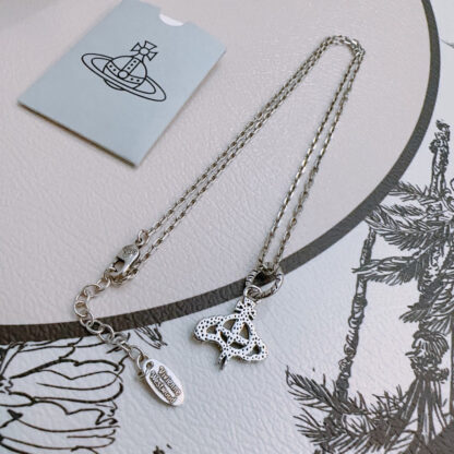 Vivienne Westwood classic large Saturn necklace unisex - Image 4