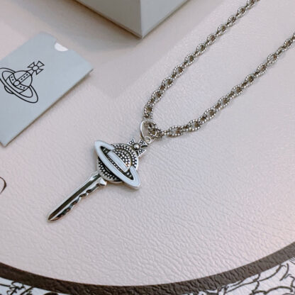 Vivienne Westwood classic large Saturn necklace unisex - Image 4