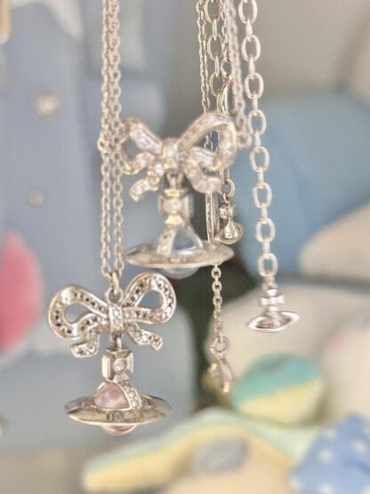 Vivienne Westwood classic shining earth star ring necklace - Image 4
