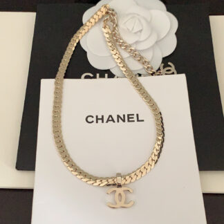 Chanel Metal Chain Necklace