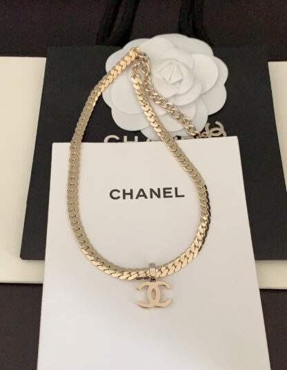 Chanel Metal Chain Necklace