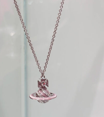 Vivienne Westwood classic shining earth star ring necklace - Image 4