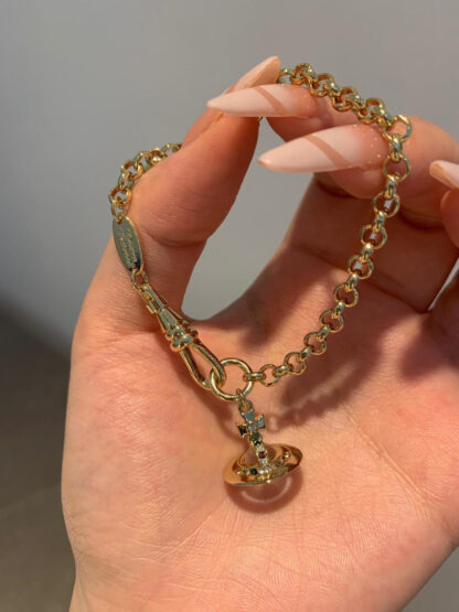 Vivienne Westwood classic shining earth star ring necklace - Image 4
