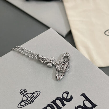 Vivienne Westwood Studded Universe Necklace - Image 4
