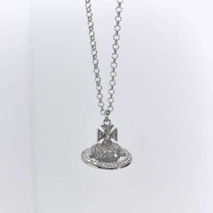 Vivienne Westwood Valentine's Day Limited Edition Heart Saturn Necklace - Image 4