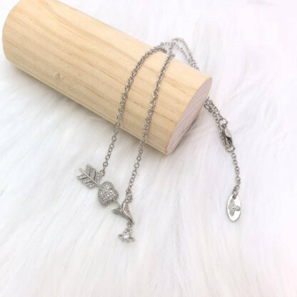 Vivienne Westwood Cupid Saturn necklace with diamonds - Image 4