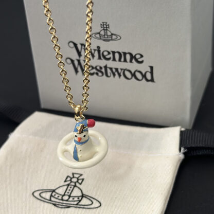 Vivienne Westwood Snowman Necklace - Image 4