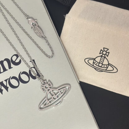 Vivienne Westwood Planet Hollow Long Necklace - Image 4