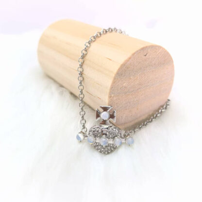 Vivienne Westwood OONA Heart Pearl Saturn Bracelet Women - Image 3