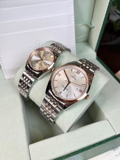 Omega Fashion Couple Quartz Watch - Image 4