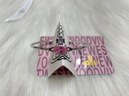 Vivienne Westwood Dreamcatcher Pink Amethyst Bracelet - Image 4