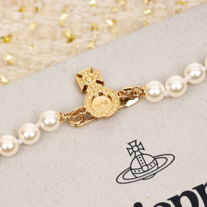 Vivienne Westwood Enamel Saturn Bracelet - Image 4