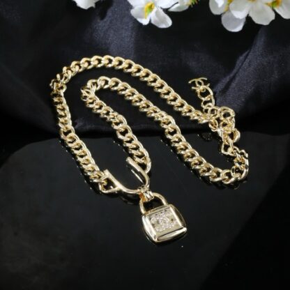Chanel exquisite lock necklace clavicle chain - Image 4