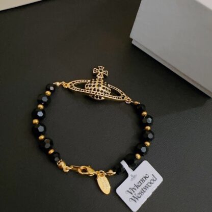 Vivienne Westwood Classic Crystal Saturn Bracelet - Image 4