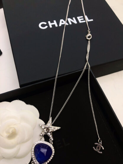 Chanel Sapphire Pendant Necklace - Image 4