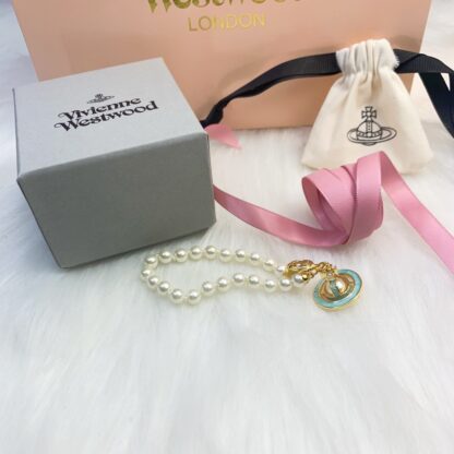 Vivienne Westwood Green Rubber Star Bracelet - Image 4