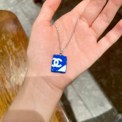 Chanel prismatic double C necklace - Image 5